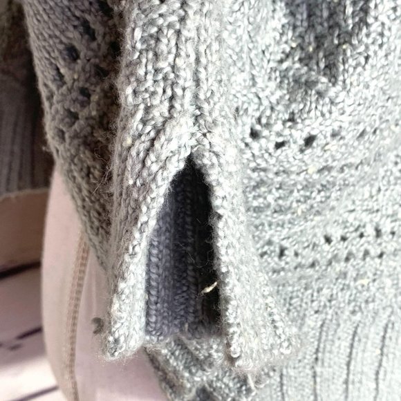 - Lucky Brand Slate Blue Crew Neck Sweater Small 🌺🌼🌸Host Pick - Picture 6 of 9